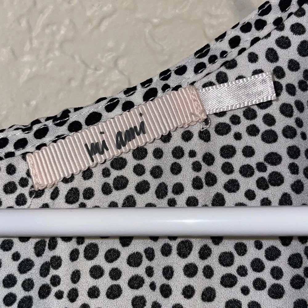 Mon Ami Black and White Spotted dress - Picture 2 of 12